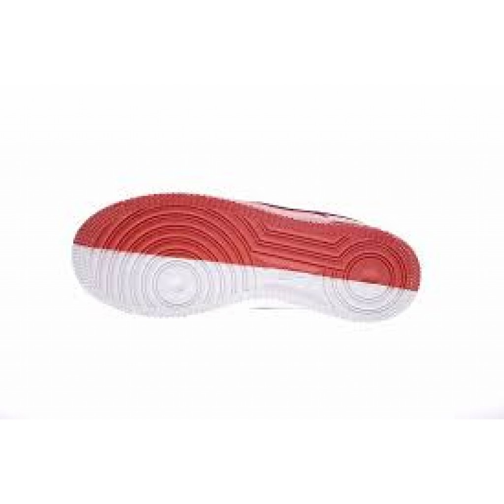 Nike Air Force 1 Low Split Weiß Rot 905345 005 Nike Air Force 1 Low Split Weiß Rot 905345 005